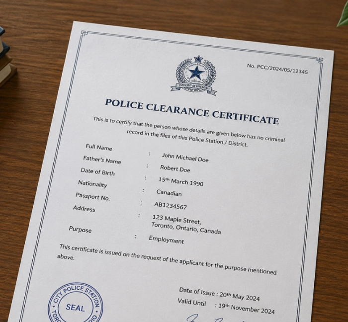 Certified police clearance translation in Canada